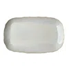Jars Plume Rectangular Dish In White Pearl