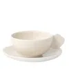 Jars Plume Tea Cup & Saucer In Blush