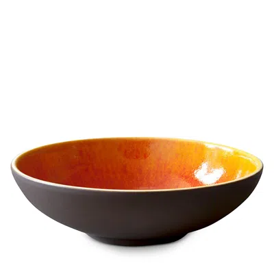 Jars Turron Soup Plate, 7.5 In Orange