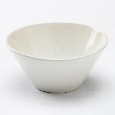 Jars Vuelta Serving Bowl In White Pearl