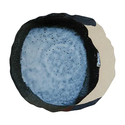 Jars Wabi Awai Salad/dessert Plate In Blue