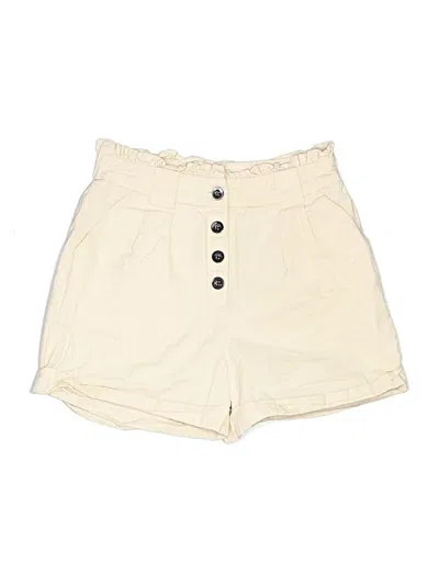 Pre-owned Jasambac Khaki Shorts In White