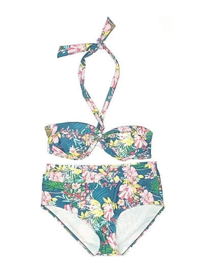 Pre-owned Jasambac Two Piece Swimsuit In Blue