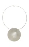 Jasmin Sparrow Dome Collar Necklace In Metallic