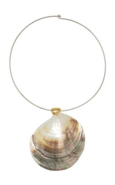 Jasmin Sparrow Exclusive Shell Necklace In Brown