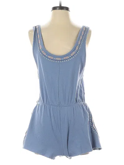 Pre-owned Jasmine & Ginger Romper In Blue