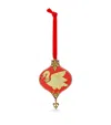 Jasmine Harper-jones Swan And Fleur De Lis Bauble