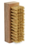 Jason Markk Premium Hog Bristle Wood Block Brush In Brown