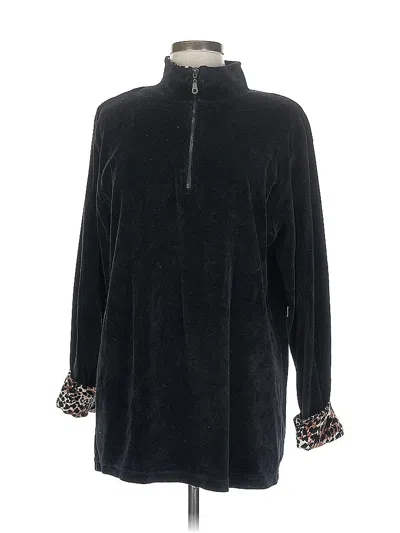 Pre-owned Jason Maxwell Fleece Jacket In Black