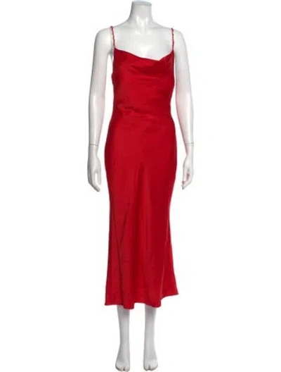 Pre-owned Jason Wu 2019 Long Dress In Red