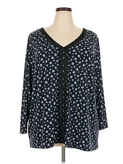 Pre-owned Jason Wu 3/4 Sleeve Blouse In Black