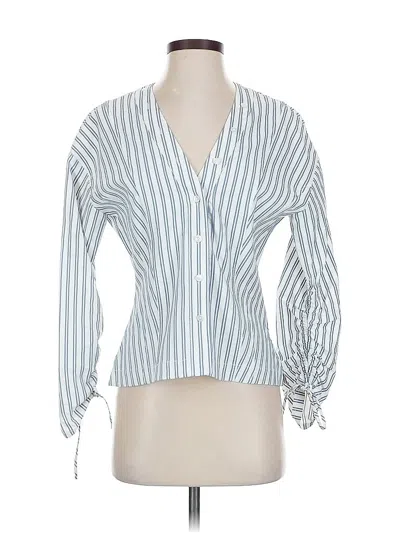 Pre-owned Jason Wu 3/4 Sleeve Blouse In Blue