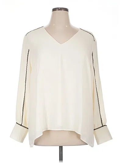 Pre-owned Jason Wu 3/4 Sleeve Blouse In Ivory