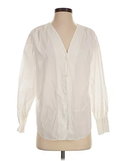 Pre-owned Jason Wu 3/4 Sleeve Blouse In Ivory