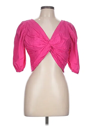 Pre-owned Jason Wu 3/4 Sleeve Blouse In Pink