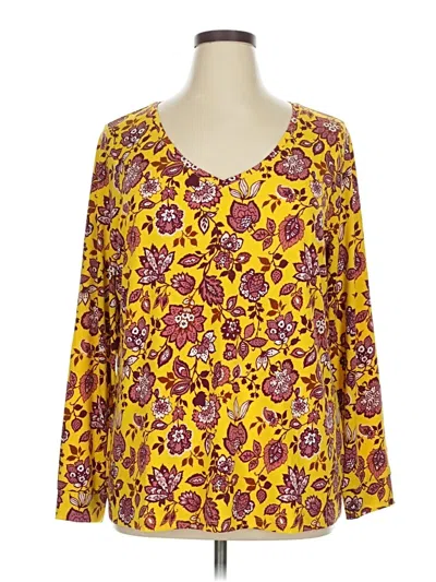 Pre-owned Jason Wu 3/4 Sleeve Blouse In Yellow
