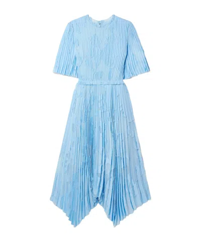 Jason Wu A Medium-length Chiffon Dress In Blue