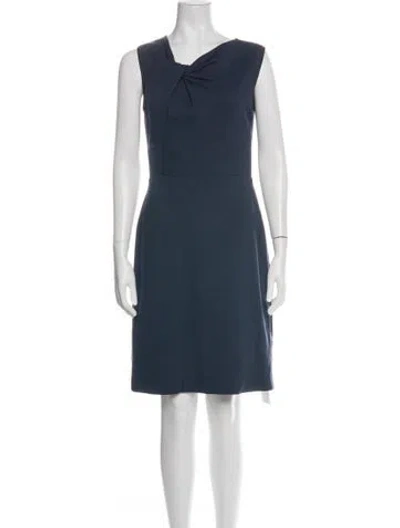 Pre-owned Jason Wu Asymmetrical Knee-length Dress In Blue