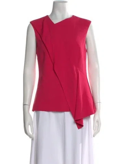 Pre-owned Jason Wu Asymmetrical Sleeveless Top In Pink
