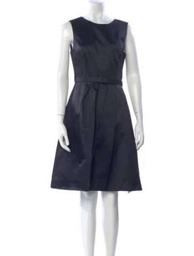 Pre-owned Jason Wu Bateau Neckline Knee-length Dress In Blue