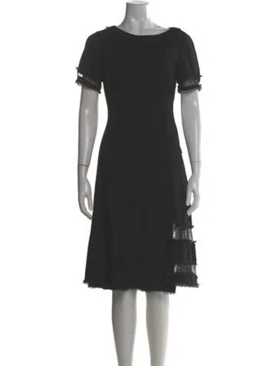 Pre-owned Jason Wu Bateau Neckline Knee-length Dress In Gray