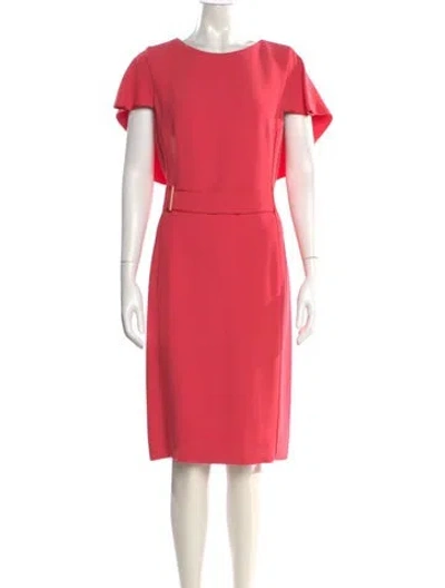 Pre-owned Jason Wu Bateau Neckline Knee-length Dress In Pink