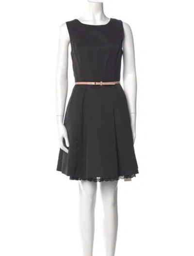 Pre-owned Jason Wu Bateau Neckline Mini Dress W/ Tags In Gray