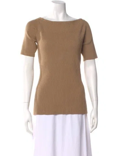 Pre-owned Jason Wu Bateau Neckline Sweater In Gray