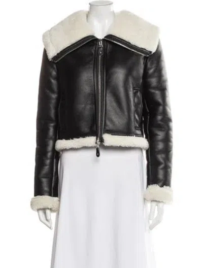 Pre-owned Jason Wu Biker Jacket In Black