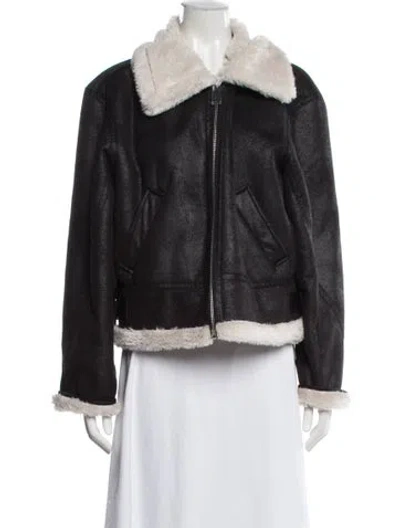 Pre-owned Jason Wu Biker Jacket In Black