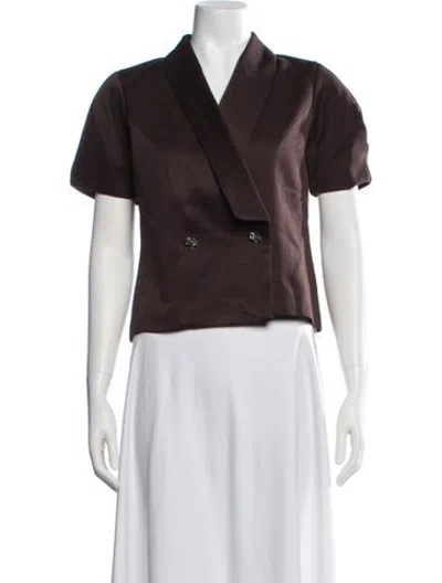 Pre-owned Jason Wu Blazer In Brown