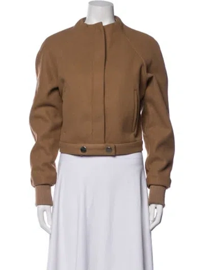 Pre-owned Jason Wu Bomber Jacket In Brown