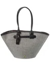 Jason Wu Canvas & Leather Tote In Black