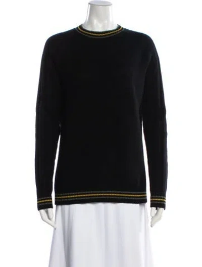 Pre-owned Jason Wu Cashmere Crew Neck Sweater In Black