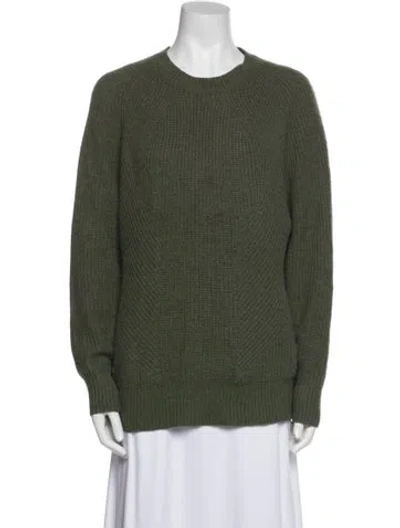 Pre-owned Jason Wu Cashmere Crew Neck Sweater In Green
