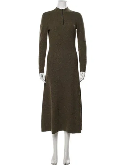 Pre-owned Jason Wu Cashmere Long Dress In Green