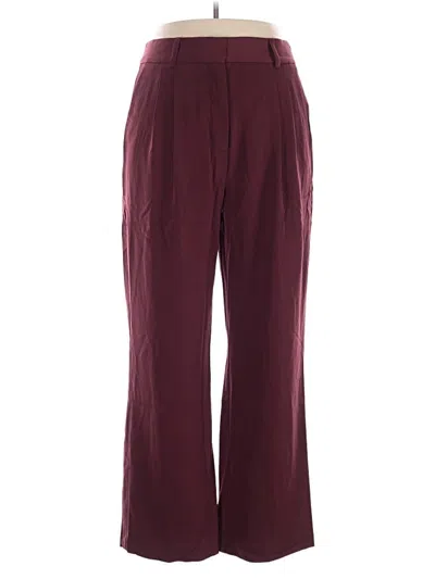 Pre-owned Jason Wu Casual Pants In Burgundy