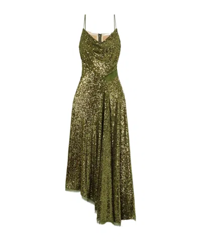 Jason Wu Casual Sequined Dress In Brown
