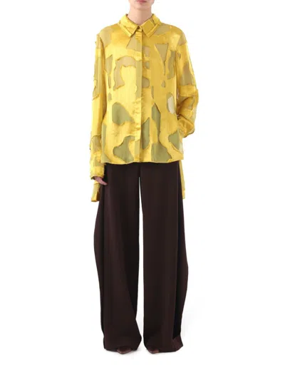 JASON WU COLLECTION ABSTRACT-PATTERN SHIRT