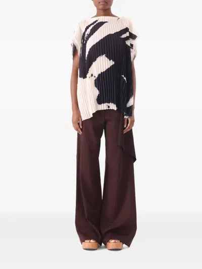JASON WU COLLECTION ABSTRACT-PRINT BLOUSE