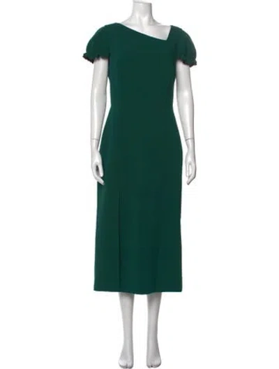 Pre-owned Jason Wu Collection Acetate Midi Length Dress In Green