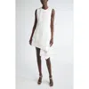 Jason Wu Collection Asymmetric Textured Cotton Minidress