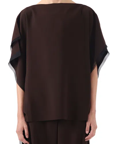 Jason Wu Collection Asymmetric Top In Bark