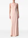 Jason Wu Collection Boat-neck Low-back Gown In Pink