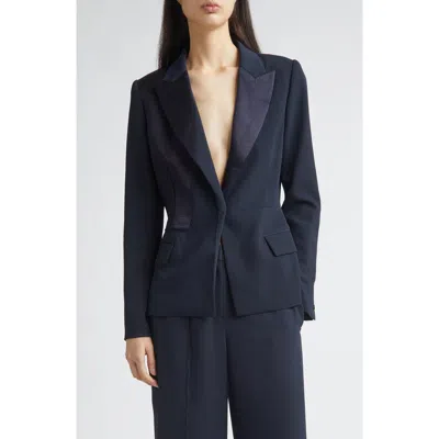 Jason Wu Collection Cady & Washed Twill Blazer In Black