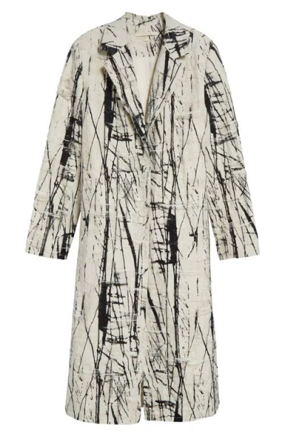 JASON WU COLLECTION JASON WU COLLECTION CALLIGRAPHY JACQUARD COAT