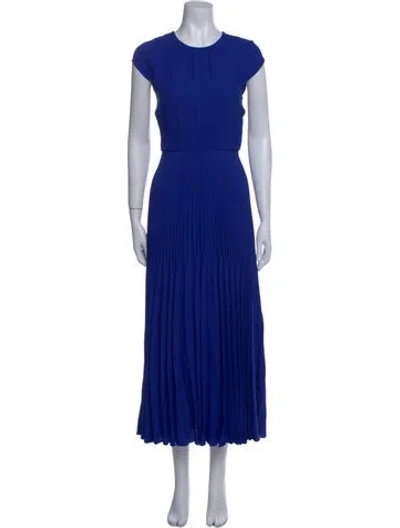 Pre-owned Jason Wu Collection Crew Neck Long Dress In Blue