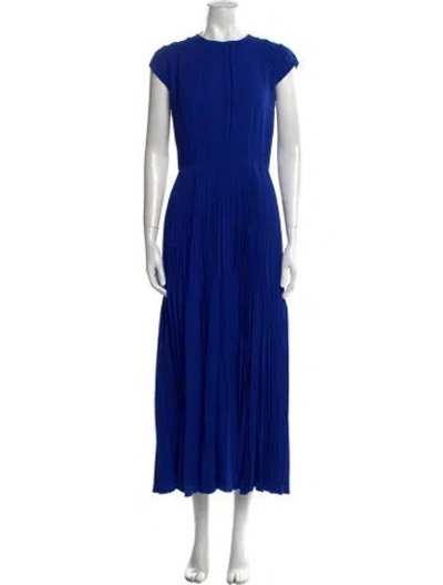 Pre-owned Jason Wu Collection Crew Neck Long Dress W/ Tags In Blue