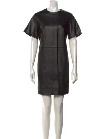 Pre-owned Jason Wu Collection Crew Neck Mini Dress W/ Tags In Black
