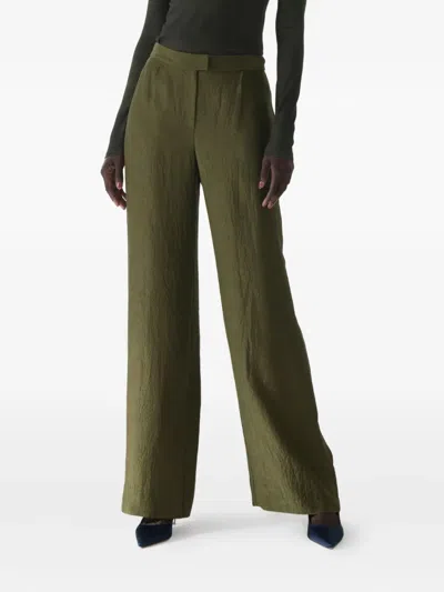 JASON WU COLLECTION CRINKLED-SATIN TROUSERS